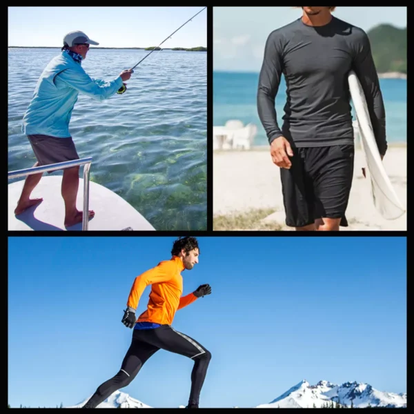 Kit 3 Camisetas Térmicas Masculina Segunda Pele Camisa Uv50- - Imagem 8