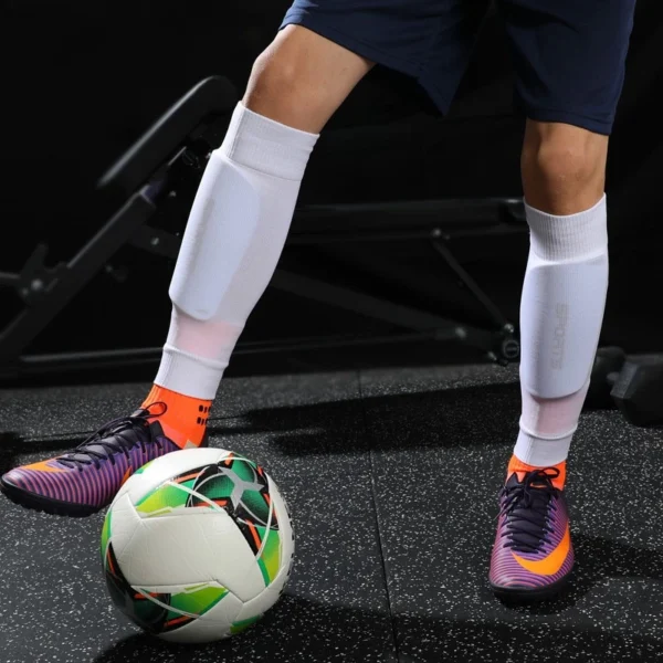 Caneleiras De Futebol Pro-Grade – Armadura De Pernas De Alta Proteção Para Adultos/Adolescentes - Imagem 6