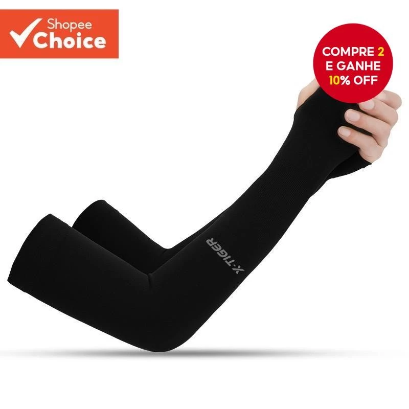 Manga De Braço X-TIGER Para Ciclismo , Corrida , Protetor Solar UV , Nylon Externo