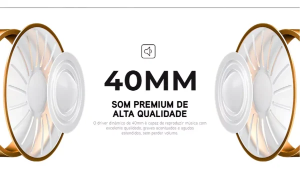 Fone De Ouvido Headphone Dapon H02d Bluetooth 5.1 Com Microfone Cor Preto - Imagem 9