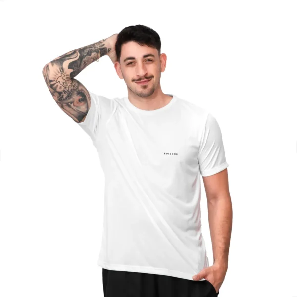 Camisa Dry Fit Academia Esportiva Com Proteção Uv - Imagem 8