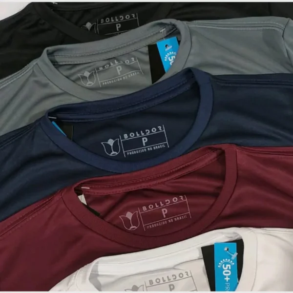 Camisa Dry Fit Academia Esportiva Com Proteção Uv - Imagem 9