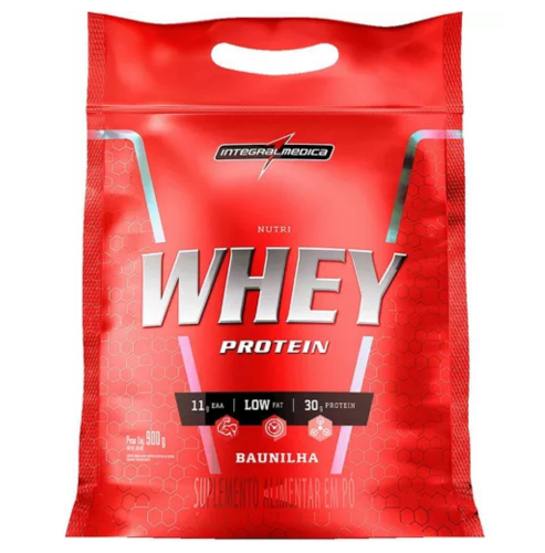 Nutri Whey Protein Pouch Baunilha 900g Integralmédica