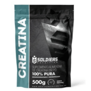 Creatina Monohidratada 500g Soldiers Nutrition Sabor Natural