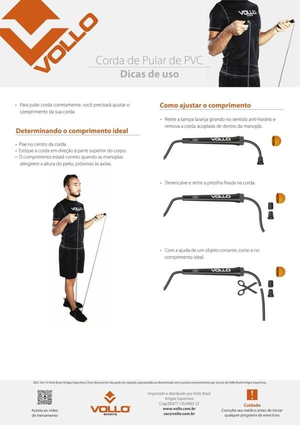 Vollo Corda de Pular de PVC - Imagem 6