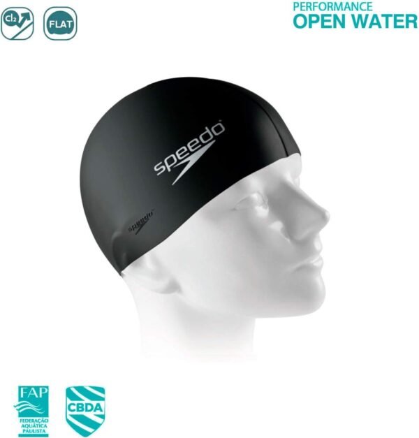 Touca de Natação Speedo Flat Cap , Unissex - Imagem 2