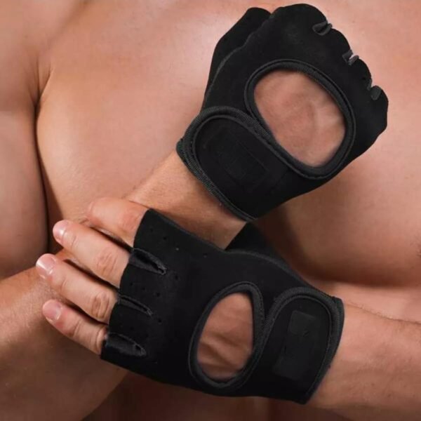 Luva Academia Esporte Treino Musculação Exercícios Neoprene Ajustável Unissex - Imagem 3