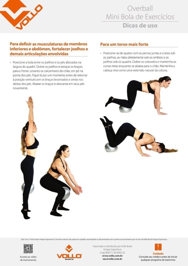 Mini Bola De Exercicios Cinza 25cm - Imagem 7