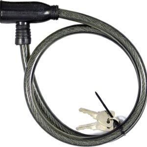 EDA Cadeado Para Bicicleta Com Cabo De Aço 80Cm Eda