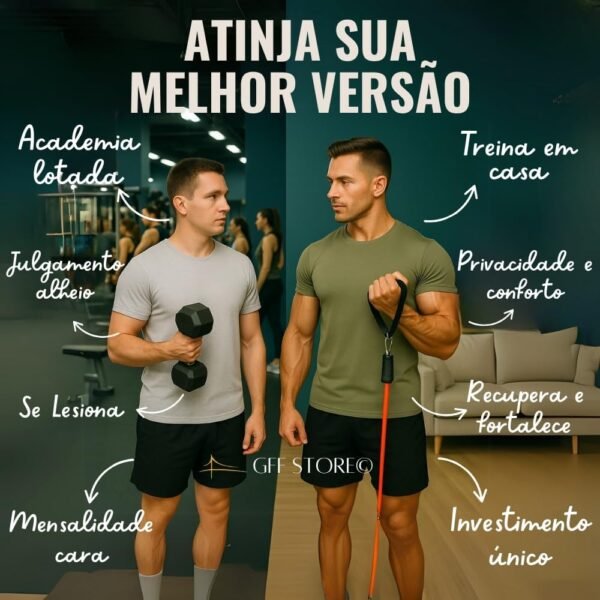 Kit 17 Peças Elástico Extensor + Miniband Treino Em Casa Exercício Físico Academia Fisioterapia Musculação Crossfit Pilates Yoga Aquecimento Funcional Alongamento Malhar Emagrecimento - Imagem 2