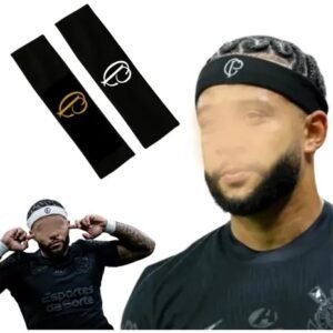 2 Faixas Corinthians Testeira De Cabelo Menphis Depay Treino