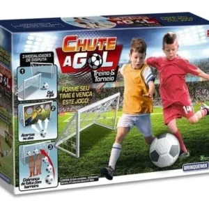 Kit 2 Mini Traves Infantil + 1 Bola De Futebol + 2 Barreiras