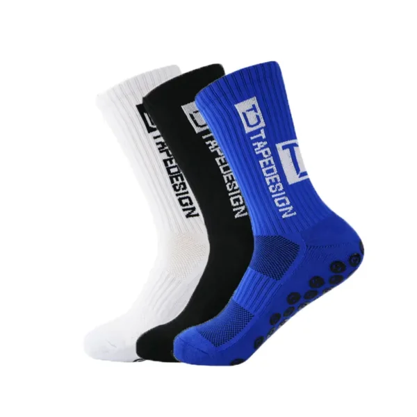 Meias De Futebol Pro Grip Para Homens – Antiderrapantes De Silicone Treinamento E Partidas - Imagem 5