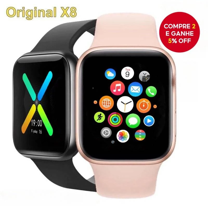 IWO 13 Max X8 Smartwatch Bluetooth Chamada monitor De Freqüência Cardíaca Das Mulheres Dos Homens Relógio Inteligente Di