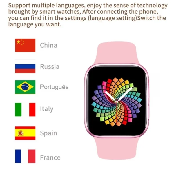 IWO 13 Max X8 Smartwatch Bluetooth Chamada monitor De Freqüência Cardíaca Das Mulheres Dos Homens Relógio Inteligente Di - Imagem 3