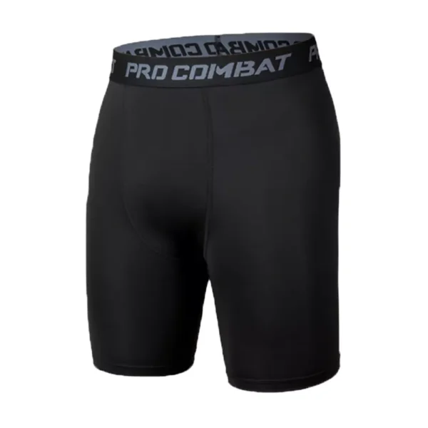 Calças e shorts de fitness masculinos, ideais para ciclismo, corrida, basquete, com secagem rápida e compressão.