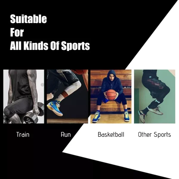 Calças e shorts de fitness masculinos, ideais para ciclismo, corrida, basquete, com secagem rápida e compressão. - Imagem 7