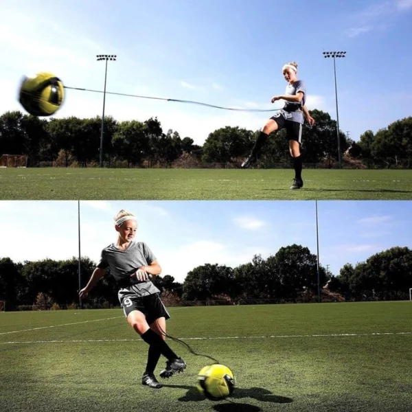 Chute Futebol Ajustável Trainer Bola De Prática Para Crianças adulto treinamento de vôlei - Imagem 6