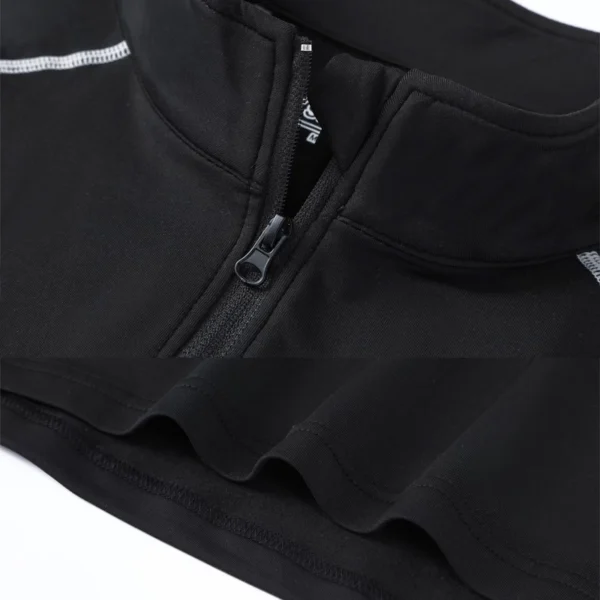 Compressão Manga Longa Camiseta De Fitness Roupa Interior Térmica Masculina Secagem Ginásio Roupas Esportivas Proteção S - Imagem 6