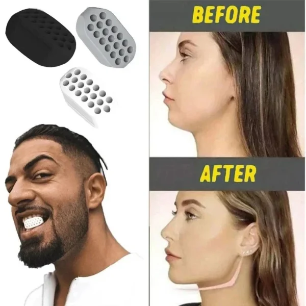 [Wholesale Price] Workout Equipamento Fitness-Treinador De Mandíbulas-Bola De Exercício Muscular Facial - Imagem 2