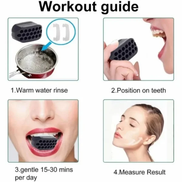 [Wholesale Price] Workout Equipamento Fitness-Treinador De Mandíbulas-Bola De Exercício Muscular Facial - Imagem 9