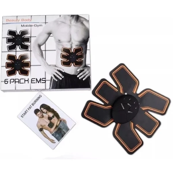 Aparelho Estimulador Abdominal Muscular Elétrico 6 Pack EMS Beauty Body - Imagem 5