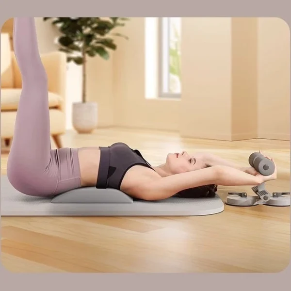 Equipamento auxiliar de abdominais fitness unissex muscular abdominal dispositivo de pé fixo -V2 - Imagem 6