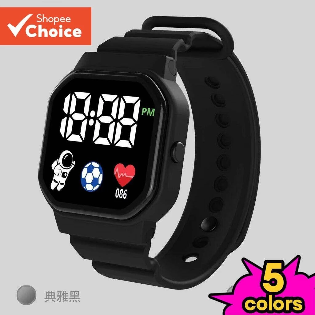 Smartwatch Relógio Inteligente Coreano Macaron Colorido À Prova D’água Unisex Student Sport