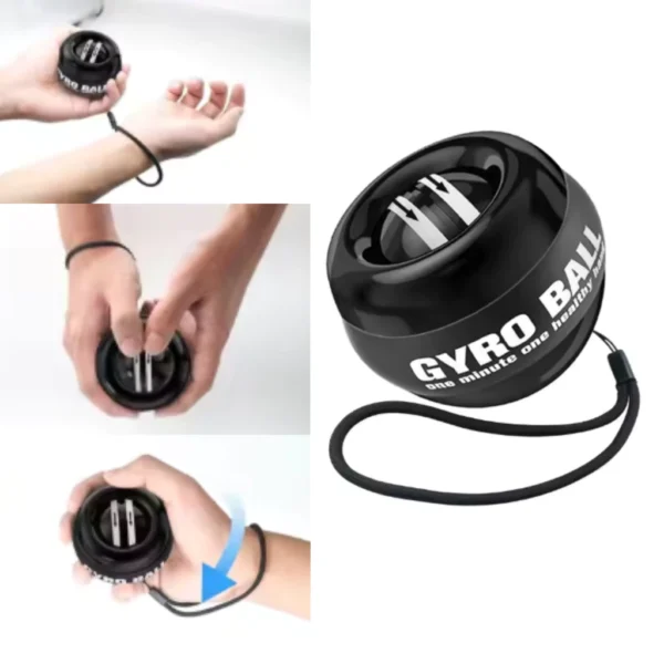 Gyro Ball Powerball Wristball Fortalece Musculo Punho Indicado para MALHAR, EXERCÍCIO, TREINO e FISIOTERAPIA - Imagem 2