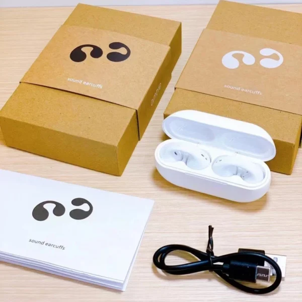 Fone De Ouvido Earcuffs Condução De Ossos Sem Fio Bluetooth Auriculares TWS Earbuds - Imagem 6