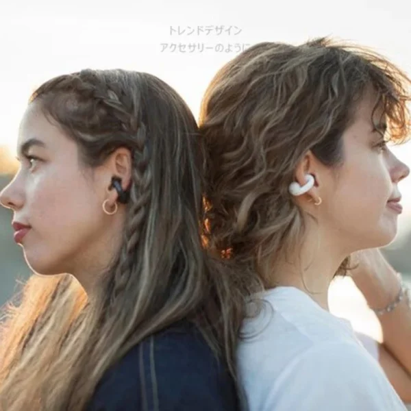 Fone De Ouvido Earcuffs Condução De Ossos Sem Fio Bluetooth Auriculares TWS Earbuds - Imagem 7