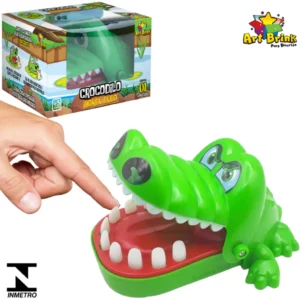 Jogo Crocodilo Morde Dedo Jacaré Dentista Aperta Dente Desafio Criança Brinquedo
