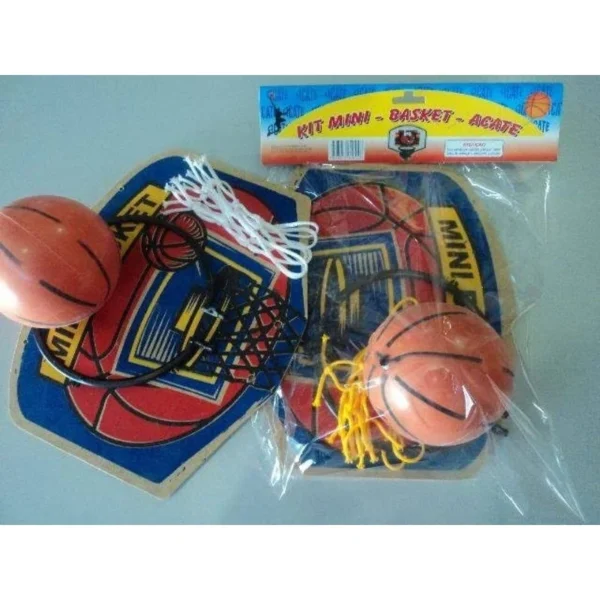 kit Basquete infantil Jogo Com Tabela bola e cesta brinquedo criança Meninas e Meninos - Imagem 3
