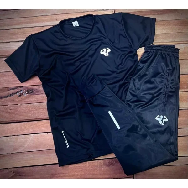 Kit Camiseta e Calça Fitness - Ideal Para Treinar do P ao GG - Imagem 3