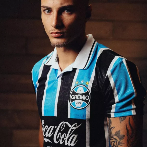 Camisa Grêmio Retrô 1994 Masculina - Imagem 4
