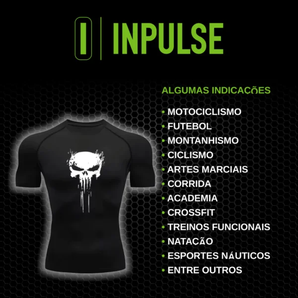 Camisa De Compressão Homem-Aranha Manga Curta Treino Ginástica Camiseta Esportiva - Imagem 7