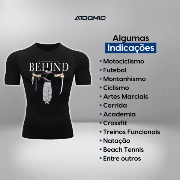 Camiseta Compressão Proteção Uv 50+ Segunda Pele Manga Curta Símbolo Batman Academia Rash Guard - Imagem 7