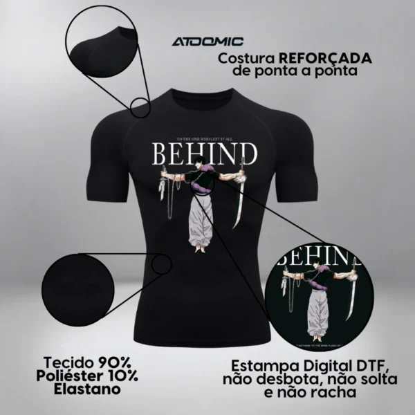 Camiseta Compressão Proteção Uv 50+ Segunda Pele Manga Curta Símbolo Batman Academia Rash Guard - Imagem 9