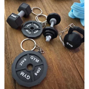 Kit chaveiro academia 5 unidades