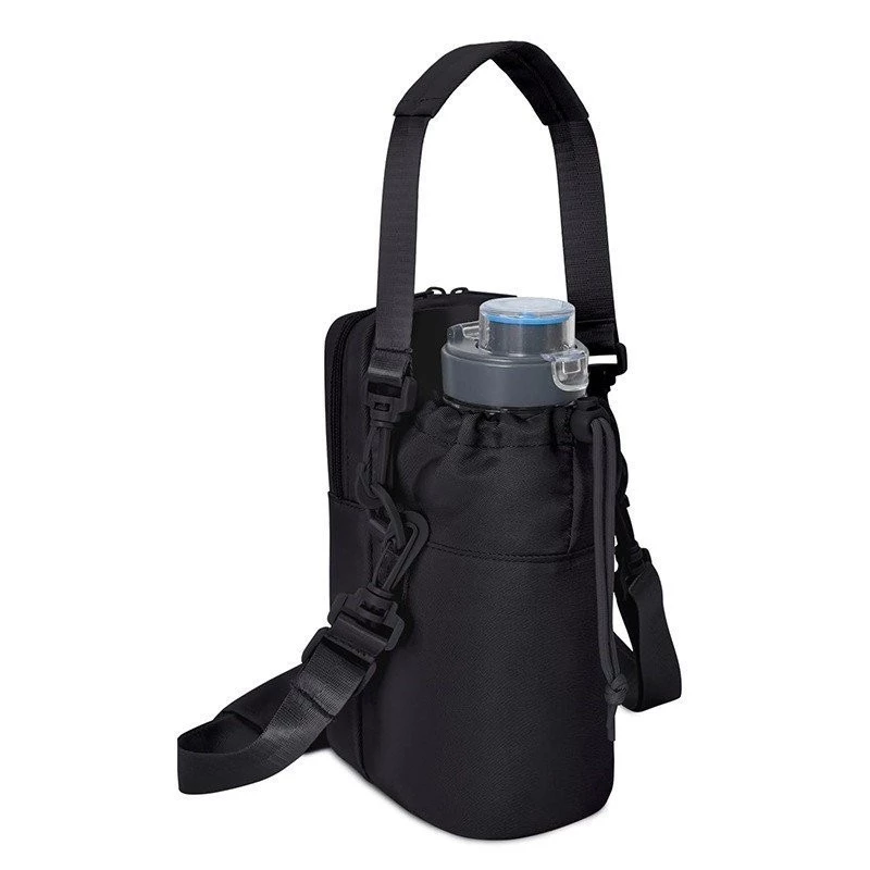Nova Bolsa Para Garrafa De Água Ao Ar Livre Portátil Esportes Mochila Grande Capacidade De Armazenamento