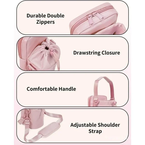 Nova Bolsa Para Garrafa De Água Ao Ar Livre Portátil Esportes Mochila Grande Capacidade De Armazenamento - Imagem 8