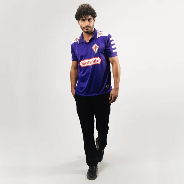 Camisa Fiorentina Retrô 1998 Batistuta Masculino Oficial - Imagem 5