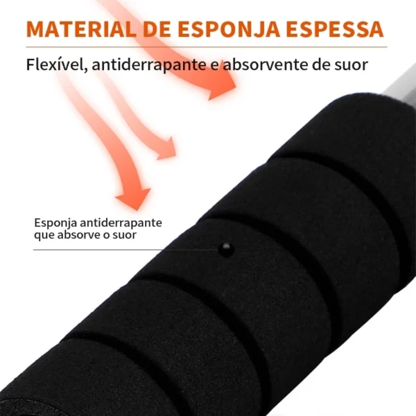 Barra Fixa Flexão Porta Apoio Regulável 64 a 100 Cm - Imagem 6