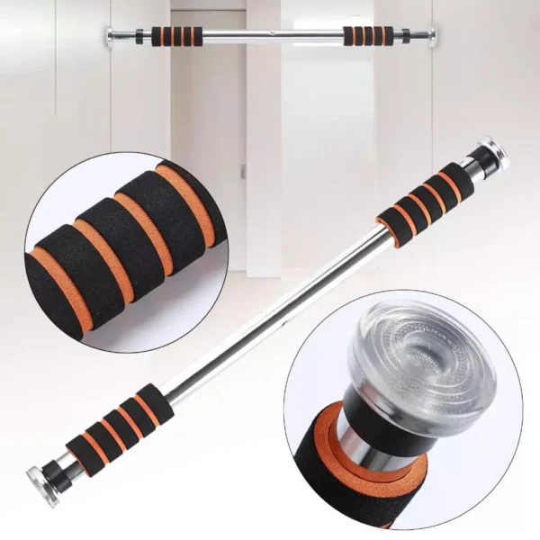 Barra Fixa Flexão Porta Apoio Regulável 64 a 100 Cm - Imagem 7