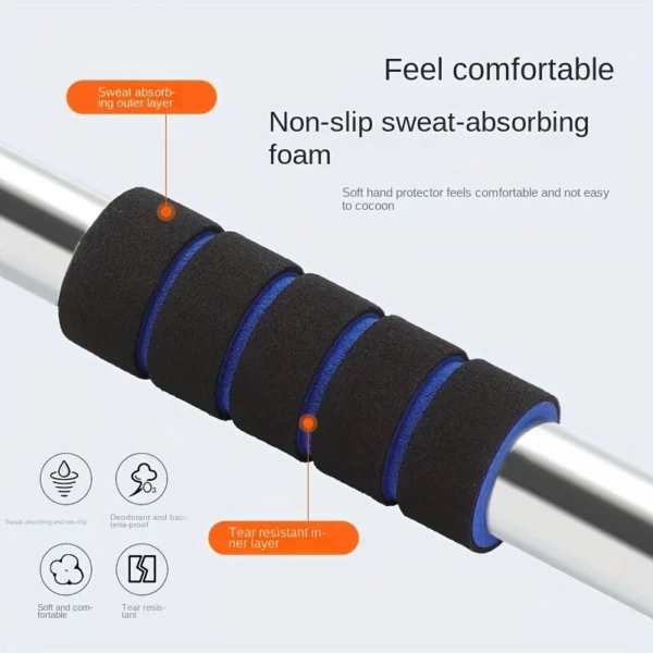 Barra Fixa Flexão Porta Apoio Regulável 64 a 100 Cm - Imagem 8
