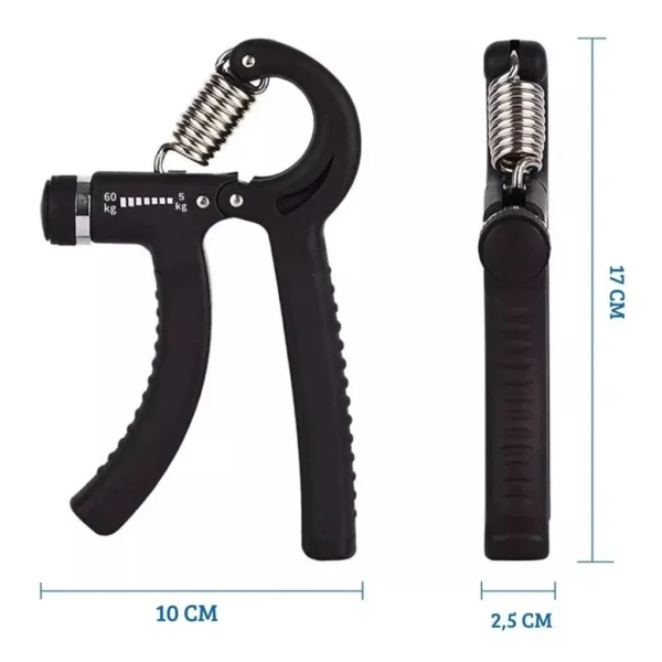 Hand Grip Flexor De Punho Com Mola Ajustável Antebraço Mãos - Imagem 6