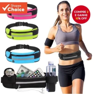 Mochila De Fitness À Prova D'água Para Homens E Mulheres-Bolsa De Cintura Corrida Ao Ar Livre Suporte Oculto Telefone