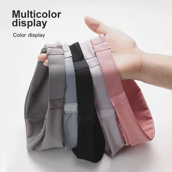 Esportes Suor-Absorvente Bandana Correndo Fitness Testa Cachecol Hairband Novo Basquete Masculino E Feminino - Imagem 3