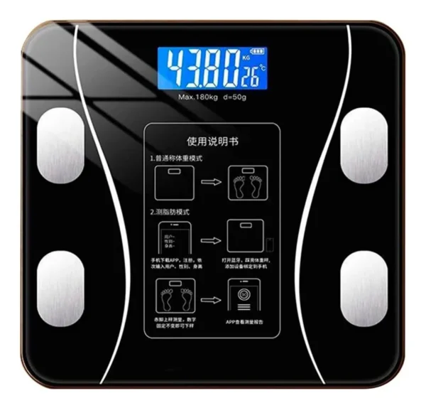 Balança Digital Bio impedancia Corporal Aplicativo Bluetooth - Imagem 5