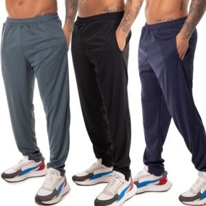 Kit 3 Calça Academia Esportivo Treino Corrida Com Bolsos Masculino